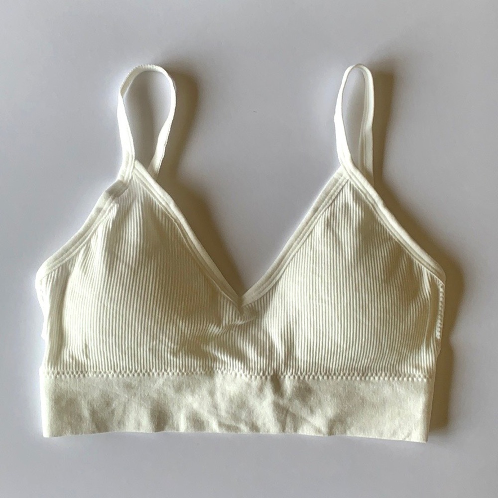 🖤2/$15 NWOT Basic White Bralette